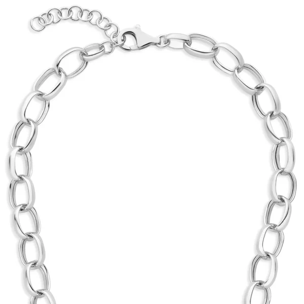 Bibbiena Poppi Acadia 925 Sterling Silber Gliederkette