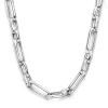 Bibbiena Poppi Casentino 925 Sterling Silber Gliederkette