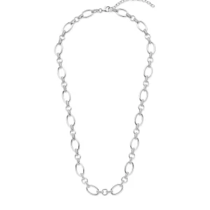 Bibbiena Poppi Clara te 925 Sterling Silber Gliederkette mit Zirkoniasteinen