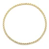 Bibbiena Poppi Dante 925er Sterlingsilber vergoldetes Gliedercollier