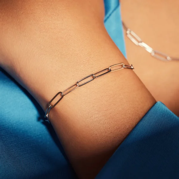 Bibbiena Poppi Felice 925 Sterling Silber Gliederarmband