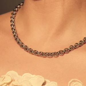 Bibbiena Poppi Lucy 925 Sterling Silber Gliederkette