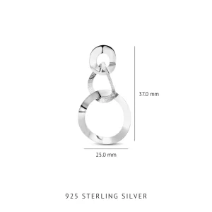 Bibbiena Poppi Madonna Ohrringe aus 925er Sterlingsilber