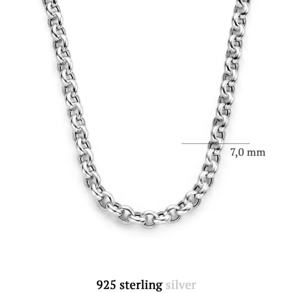 Bibbiena Poppi San Fedele Halskette aus 925er Sterlingsilber