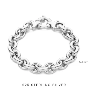 Bibbiena Poppi Tara 925 Sterling Silber Gliederarmband