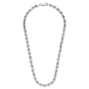 Bibbiena Poppi Viviana 925 Sterling Silber Halskette mit Twist
