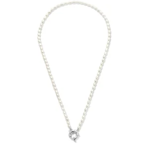 Brioso Cortona Bella 925 Sterling Silber Perlenkette mit Süßwasserperlen