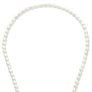 Brioso Cortona Bella 925 Sterling Silber Perlenkette mit Süßwasserperlen