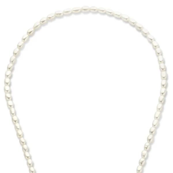 Brioso Cortona Bella 925 Sterling Silber Perlenkette mit Süßwasserperlen