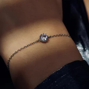 Cento Luci Rosia Armband aus 925er Sterlingsilber mit Zirkoniasteinen