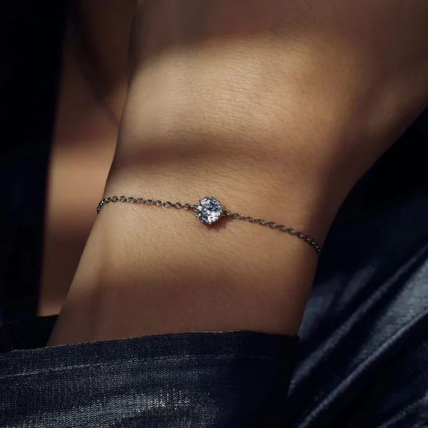 Cento Luci Rosia Armband aus 925er Sterlingsilber mit Zirkoniasteinen