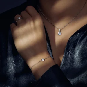 Cento Luci Rosia Armband aus 925er Sterlingsilber mit Zirkoniasteinen