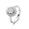 Mia Colore Bianca Ring aus 925er Sterlingsilber mit Zirkoniastein