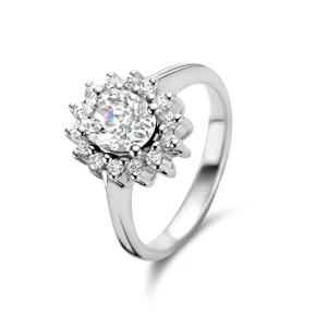 Mia Colore Bianca Ring aus 925er Sterlingsilber mit Zirkoniastein