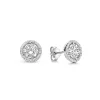 Ponte Vecchio Dalia Ohrstecker aus 925er Sterlingsilber mit Zirkoniasteinen