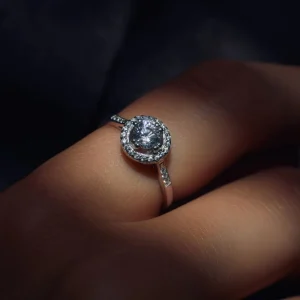 Ponte Vecchio Dalia Ring aus 925er Sterlingsilber mit Zirkoniastein