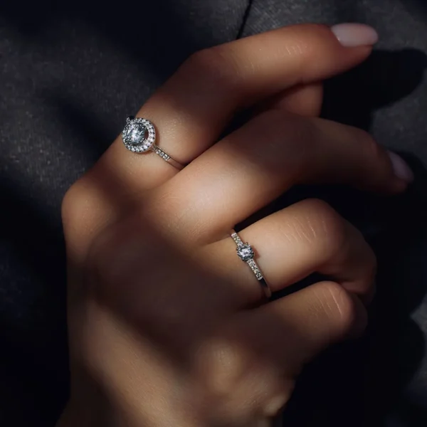 Ponte Vecchio Dalia Ring aus 925er Sterlingsilber mit Zirkoniastein