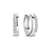 Ponte Vecchio Pitti 925er Sterlingsilber-Ohrringe mit Zirkoniasteinen