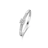 Ponte Vecchio Santa Trinita Ring aus 925er Sterlingsilber mit Zirkoniasteinen