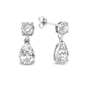Ponte Vecchio Sienna Ohrringe aus 925er Sterlingsilber mit Zirkoniastein