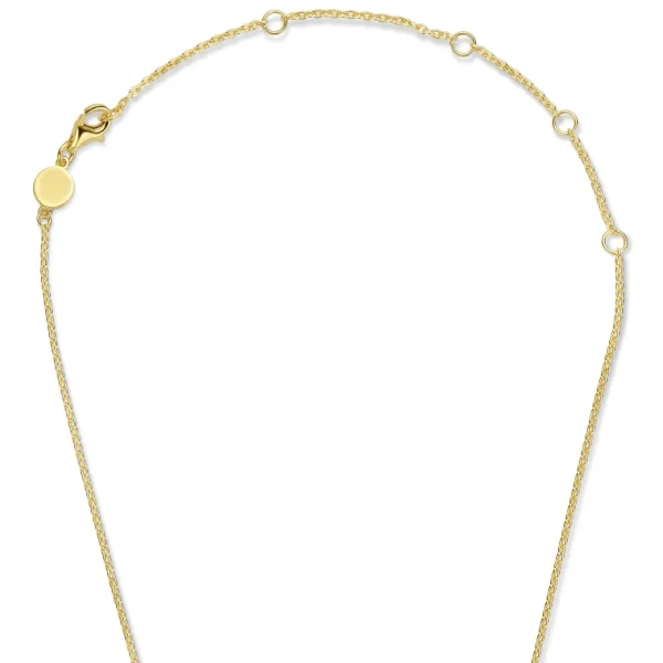 Ponte Vecchio Sofia 925 Sterlingsilber vergoldetes Collier mit Zirkoniastein