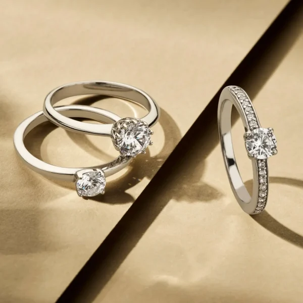 Ponte Vecchio Sofia Ring aus 925er Sterlingsilber mit Zirkoniastein