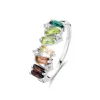 Ring Santa Maria del Fiore 925er Sterlingsilber mit farbigen Zirkoniasteinen