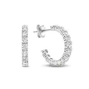 Santa Maria 925 Sterling Silber Ohrringe mit Zirkoniasteinen
