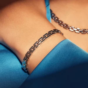 Sorprendimi 925 Sterling Silber Halskette und Armband Geschenkset
